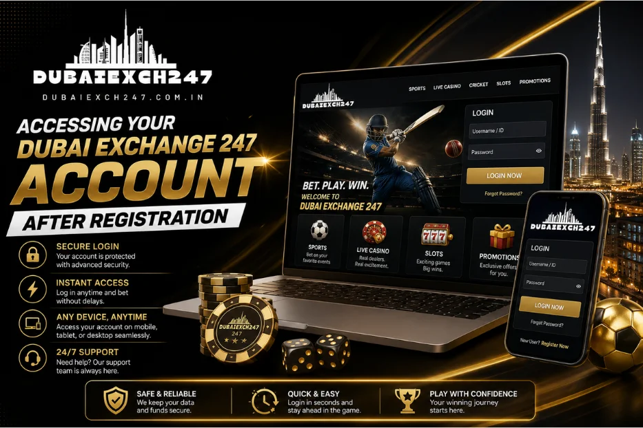 Accessing your Dubai Exchange 247 account after registration