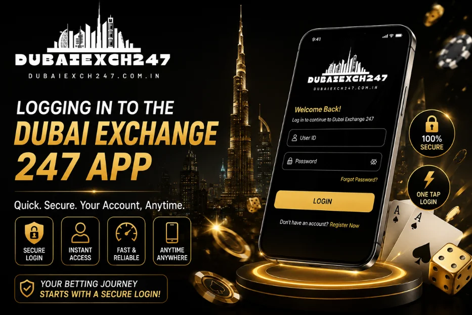 Logging in to the Dubai Exchange 247 App